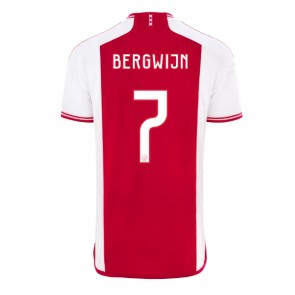 Ajax Steven Bergwijn #7 Replica Home Stadium Shirt 2023-24 Short Sleeve